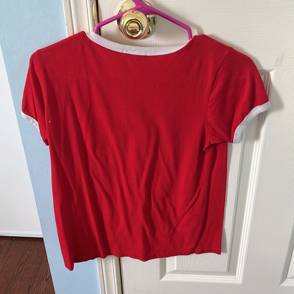 Red « pardon my french » t-shirt - Picture 2 of 2